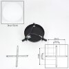 Gastor Deckenleuchte Glas 15 cm Weiß, 3-flammig