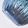 Koyoto Deckenleuchte Glas 15 cm Blau, Grün, Kupferfarben, 3-flammig