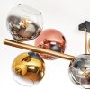 Koyoto Deckenleuchte Glas 15 cm Gold, Schwarz, 10-flammig