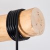 Koyoto Hängeleuchte Glas 15 cm Naturfarben, Schwarz, 5-flammig
