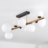 Chehalis Deckenleuchte Glas 10 cm, 12 cm, 15 cm Gold, Schwarz, 8-flammig