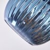 Koyoto Deckenleuchte Glas 15 cm Blau, Gold, Kupferfarben, 3-flammig