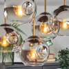 Ripoll Deckenleuchte Glas 15 cm Gold, Schwarz, 5-flammig