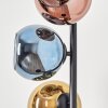 Koyoto Stehleuchte Glas 15 cm Blau, Gold, Grün, Kupferfarben, 6-flammig