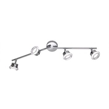 Wofi MORGAN Deckenspot LED Chrom, 4-flammig