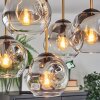 Ripoll Deckenleuchte Glas 15 cm Gold, Schwarz, 5-flammig