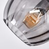 Koyoto Deckenleuchte Glas 15 cm Bernsteinfarben, Klar, Rauchfarben, 3-flammig