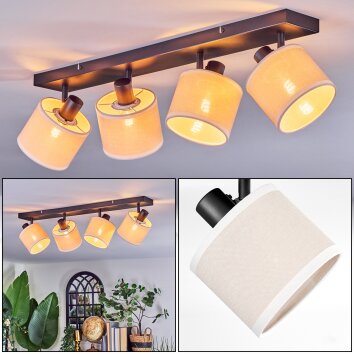 Bassagoda Deckenleuchte Schwarz, 4-flammig