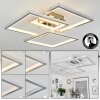 Solaro Deckenleuchte LED Chrom, Nickel-Matt, 1-flammig