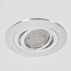 Monthois Einbauleuchte LED Chrom, Nickel-Matt, 1-flammig