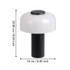 EGLO PONENTE Tischleuchte LED Schwarz, 1-flammig