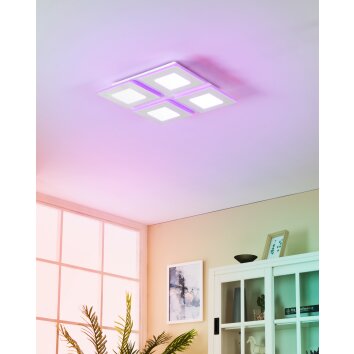 EGLO PADROGIANO-Z Deckenleuchte LED Weiß, Farbwechsler