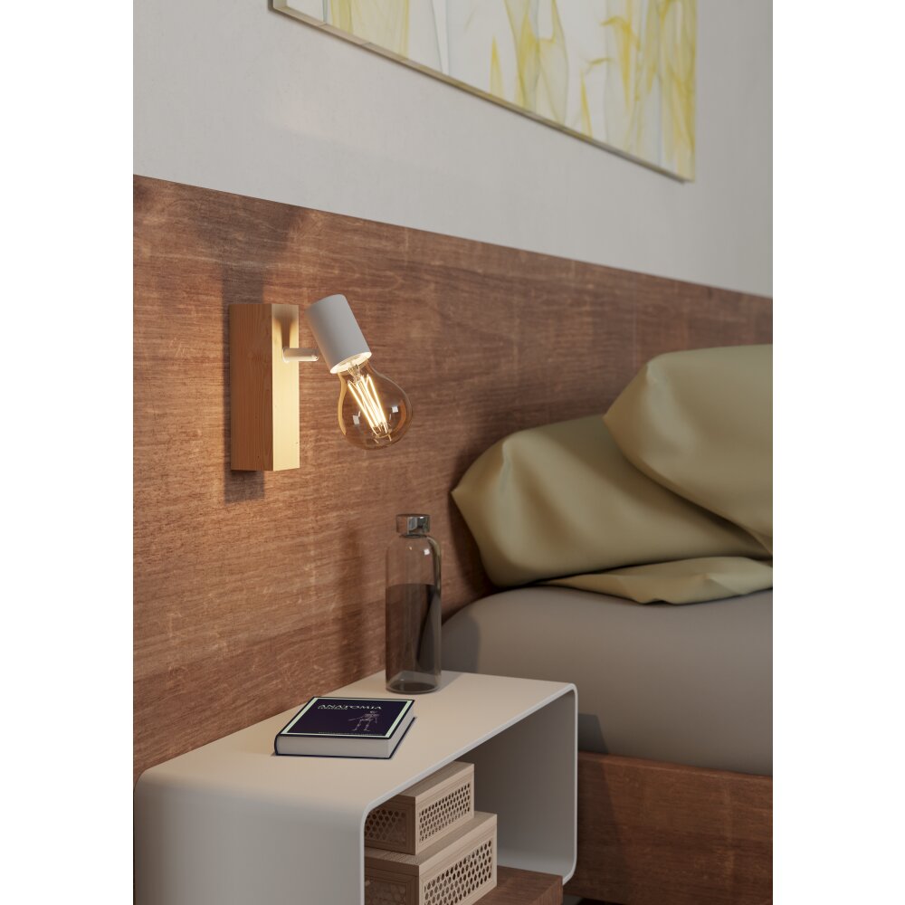 EGLO TOWNSHEND 3 Wandleuchte Braun, Weiß main product photo