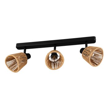 EGLO KEELBY Deckenleuchte Schwarz, 3-flammig
