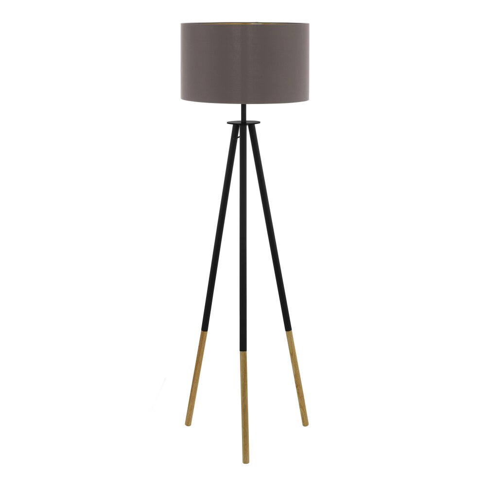 EGLO BIDFORD Stehleuchte Braun, 1-flammig main product photo