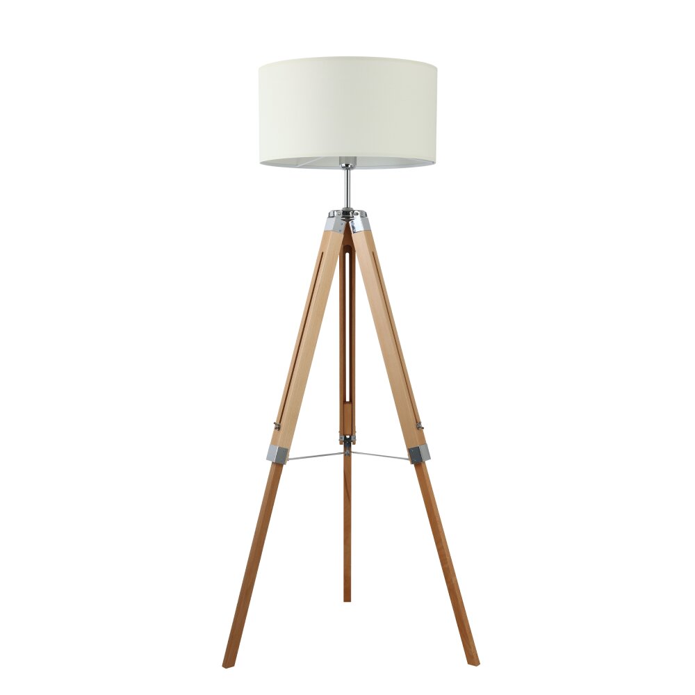 EGLO LANTADA Stehleuchte Naturfarben, 1-flammig main product photo