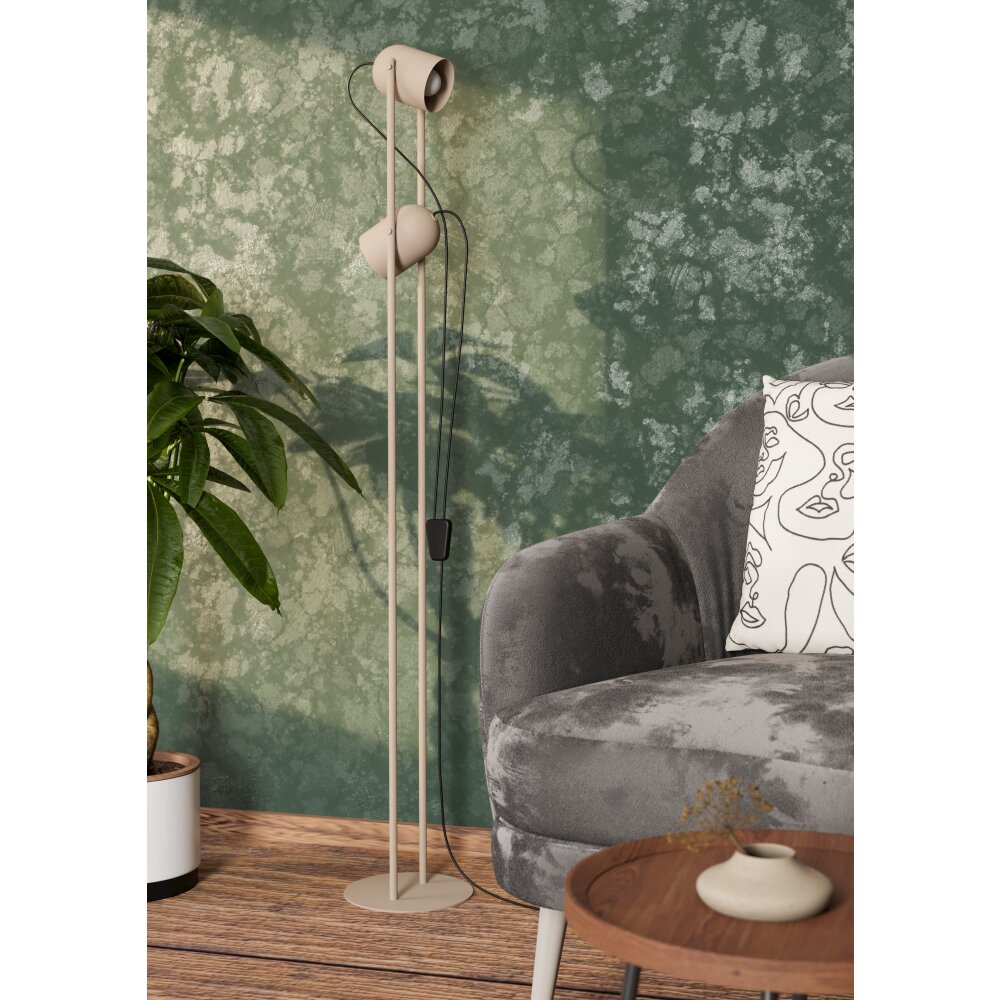 EGLO TILSTON Stehleuchte Sandfarben, 2-flammig main product photo