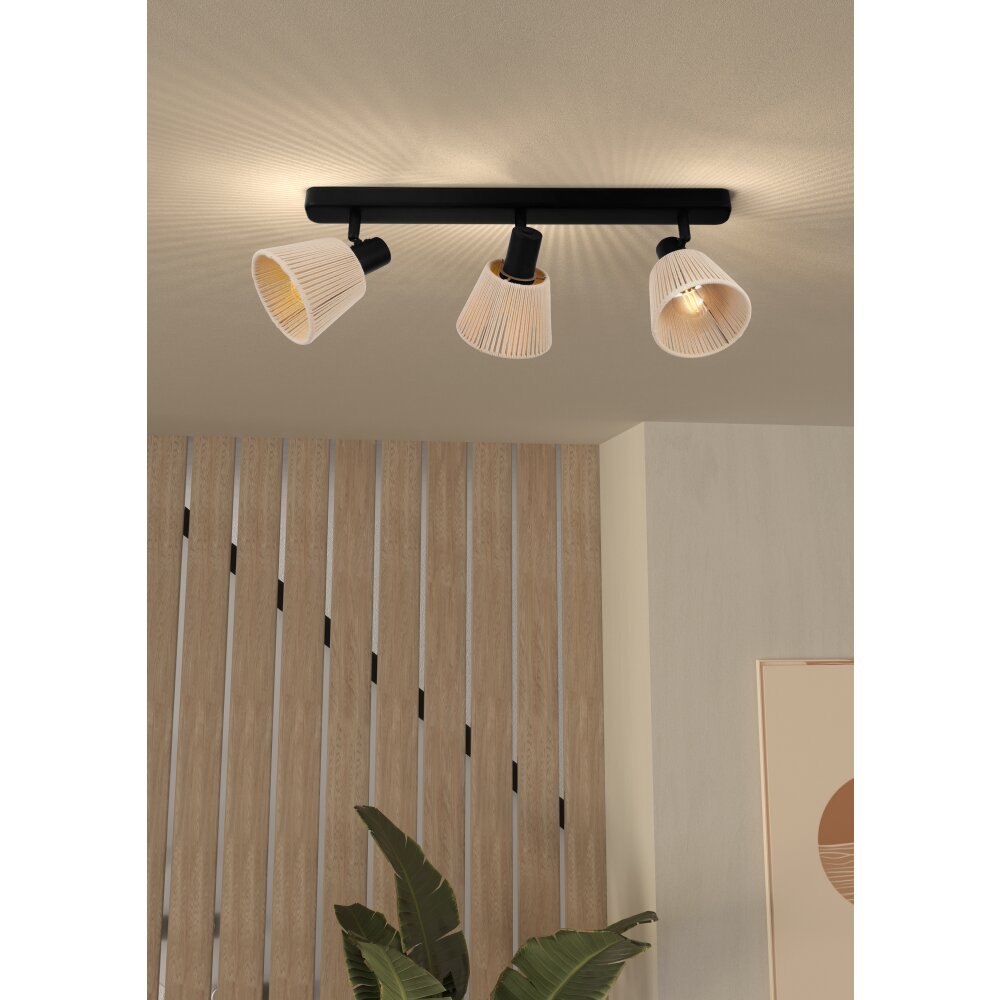 EGLO SEAGARD Deckenleuchte Schwarz, 3-flammig main product photo