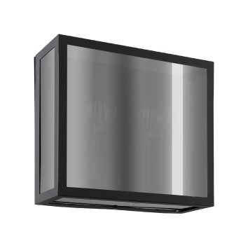 EGLO ALAMONTE SMOKE Wandleuchte Schwarz, 2-flammig EGLO ALAMONTE SMOKE Wandleuchte Schwarz, 2-flammig