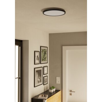 EGLO ROVITO Deckenleuchte LED Schwarz, Farbwechsler