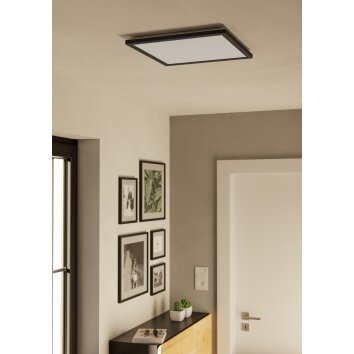 EGLO ROVITO-R Deckenleuchte LED Schwarz, Fernbedienung