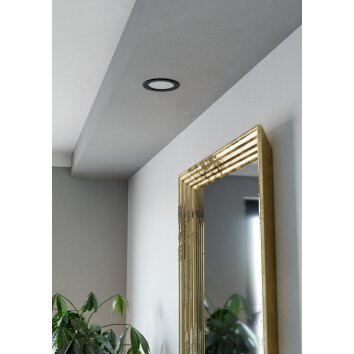 EGLO FUEVA 6 Einbauleuchte LED Schwarz, Farbwechsler EGLO FUEVA 6 Einbauleuchte LED Schwarz, Farbwechsler