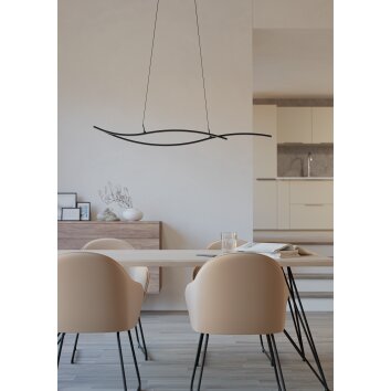 EGLO GRISOLIA Hängeleuchte LED Schwarz
