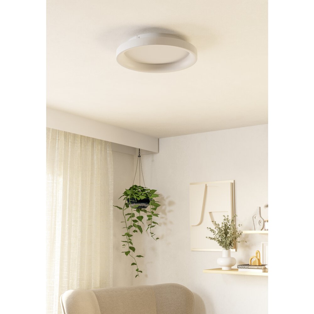 EGLO LORETELLO Deckenleuchte LED Weiß, Fernbedienung main product photo