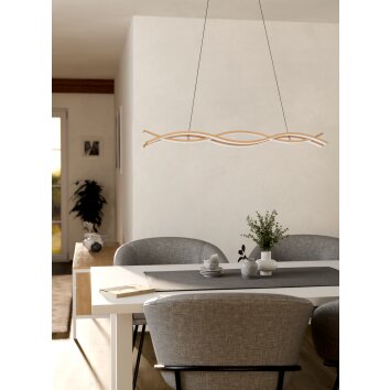 EGLO LASANA 4 Hängeleuchte LED Hellbraun EGLO LASANA 4 Hängeleuchte LED Hellbraun