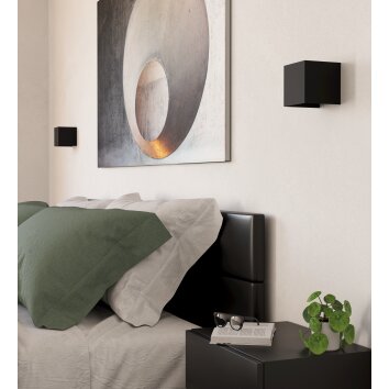 EGLO VALMONTONE Wandleuchte LED Schwarz EGLO VALMONTONE Wandleuchte LED Schwarz