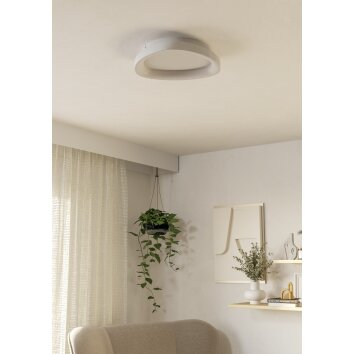 EGLO LORETELLO Deckenleuchte LED Weiß, Fernbedienung