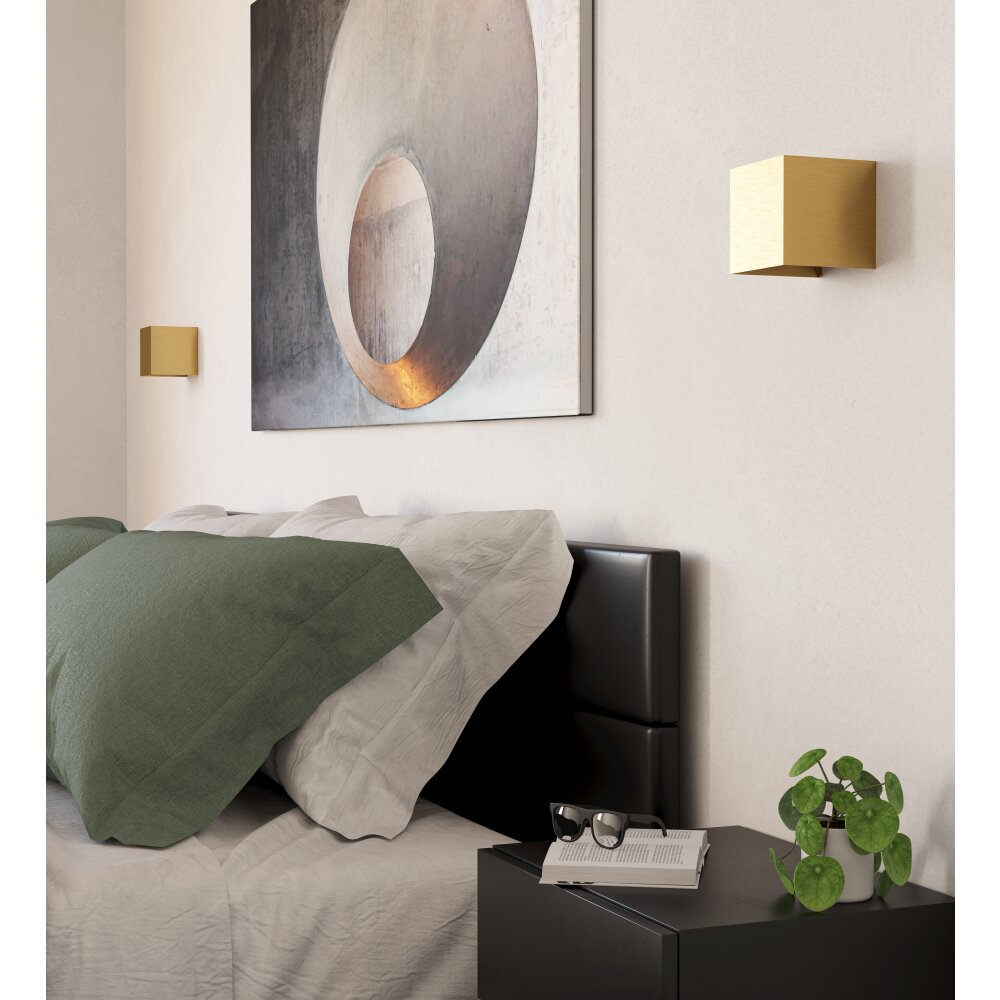 EGLO VALMONTONE Wandleuchte LED Messing main product photo