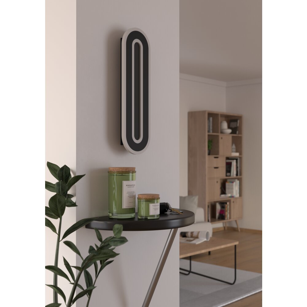 EGLO MACCHIONI Wandleuchte LED Schwarz, Weiß main product photo