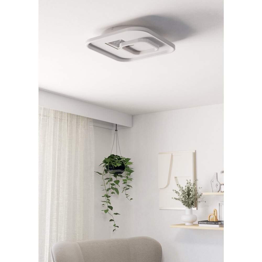 EGLO TIRIOLO Deckenleuchte LED Silber, Weiß main product photo