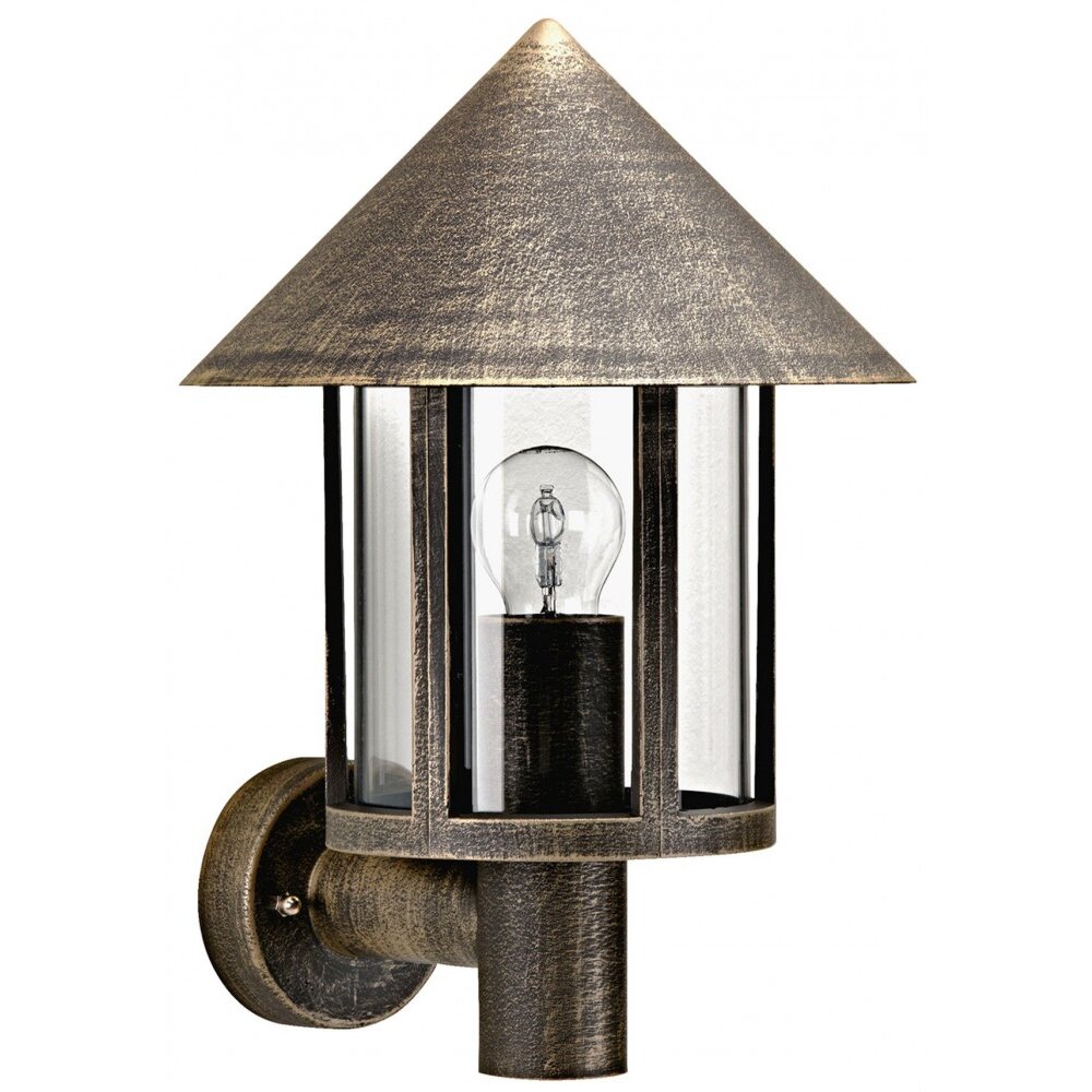 Albert Leuchten 824 Außenwandleuchte Braun, Messing, 1-flammig main product photo
