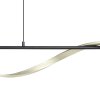 EGLO CONAPRATO Hängeleuchte LED Messing, Schwarz