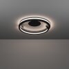EGLO MEZZOMONTE Deckenleuchte LED Schwarz, Fernbedienung