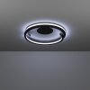 EGLO MEZZOMONTE Deckenleuchte LED Schwarz, Fernbedienung