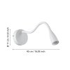 EGLO OLIVANDINO 1 Wandleuchte LED Weiß