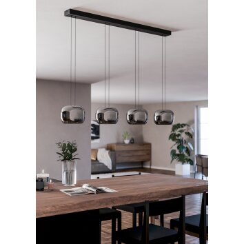EGLO HORTUNAS Hängeleuchte LED Schwarz
