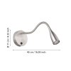 EGLO OLIVANDINO 1 Wandleuchte LED Nickel-Matt