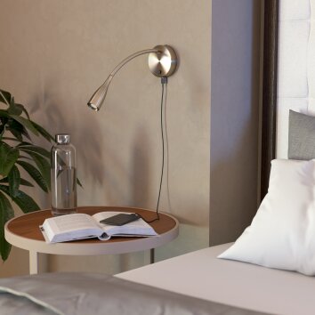 EGLO OLIVANDINO 1 Wandleuchte LED Nickel-Matt