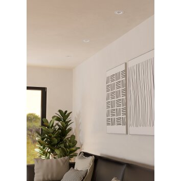 EGLO CALONGE RGB Einbauleuchte LED Weiß, Fernbedienung, Farbwechsler