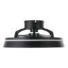 EGLO VALLONIA 1 Leuchte mit Ventilator LED Schwarz, Fernbedienung, Farbwechsler