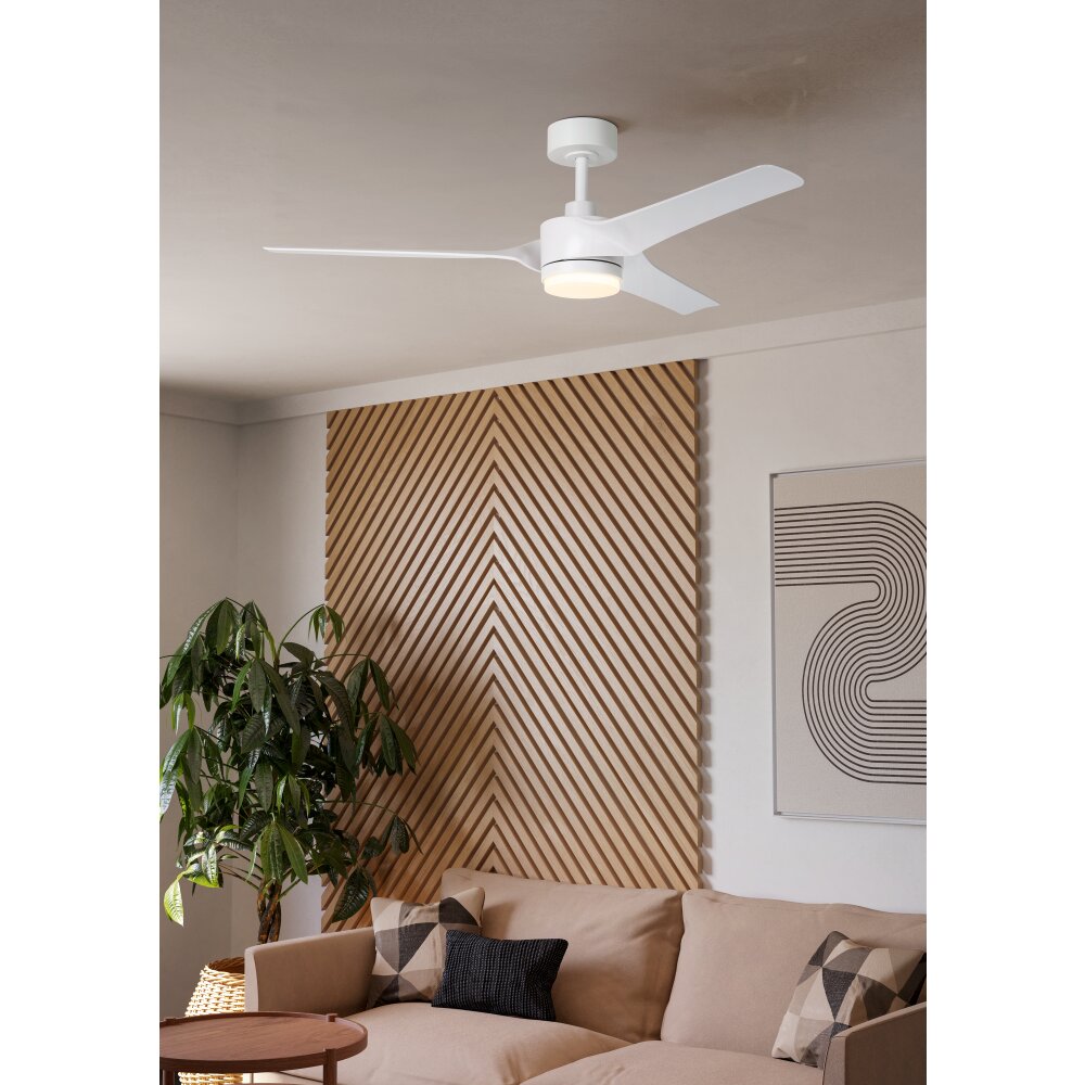 EGLO ORCUTT Deckenventilator LED weiß matt, Fernbedienung main product photo