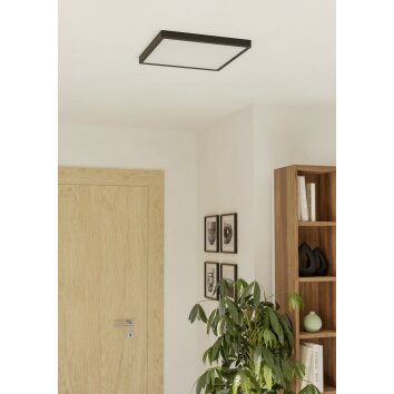 EGLO FUEVA 6-Z Deckenleuchte LED Schwarz, Farbwechsler