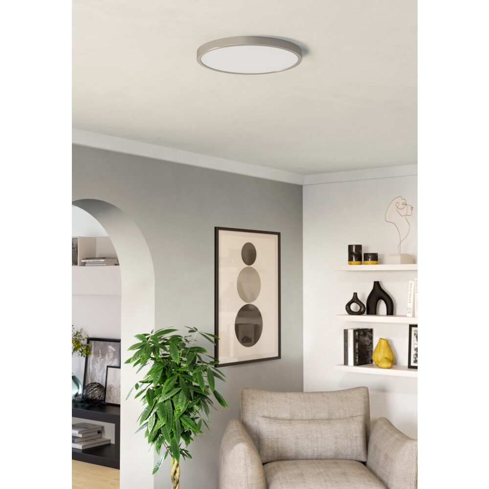 EGLO FUEVA 6-Z Deckenleuchte LED Nickel-Matt, Farbwechsler main product photo