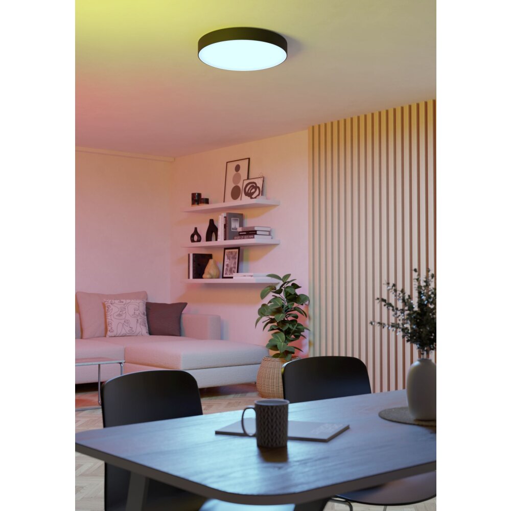 EGLO GALLIZZI-Z Deckenleuchte LED Schwarz, Farbwechsler main product photo