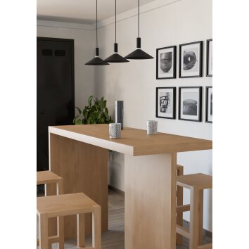 EGLO CONOMAVILLA-Z Hängeleuchte LED Schwarz, Farbwechsler