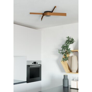 EGLO FOLCINO-Z Deckenleuchte LED Bronze, Schwarz, Farbwechsler